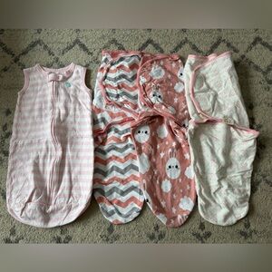 0-3M swaddles and sleep sack